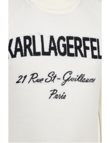 Lagerfeld. Светр чоловічий Гольф Молочний 534399/89