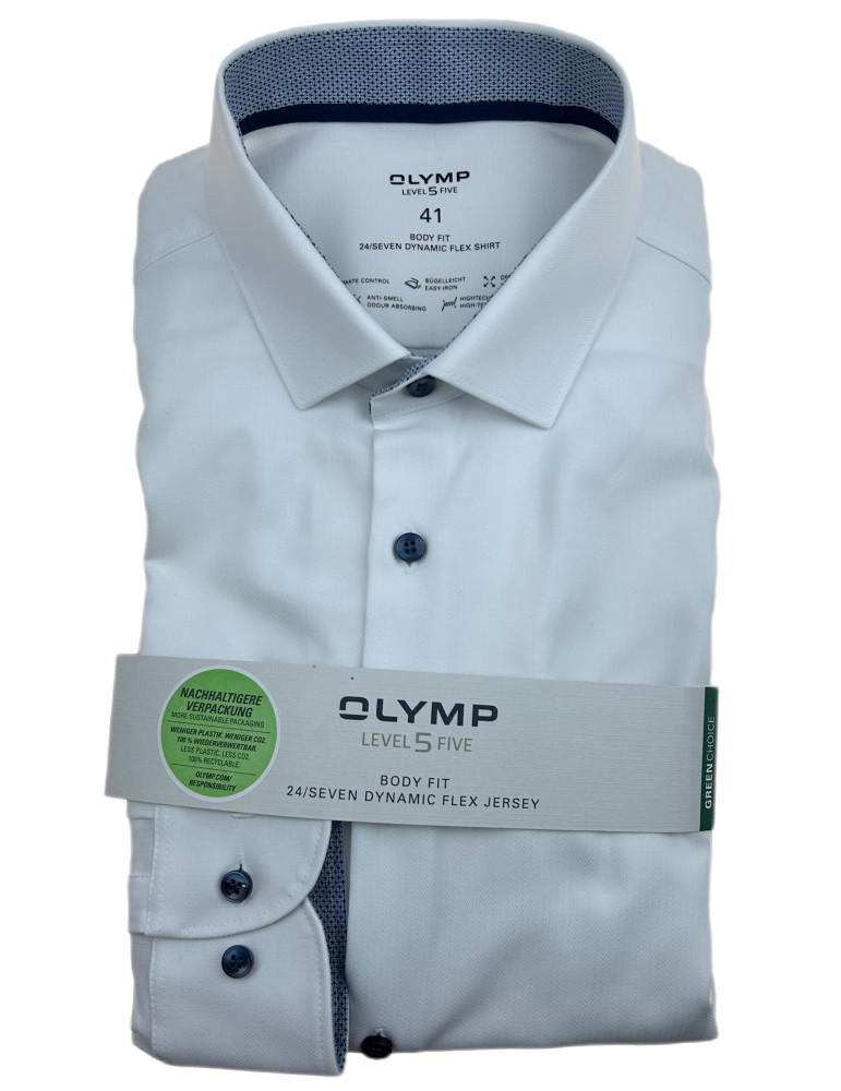 Olymp. Сорочка чоловіча Білий 2084/44/00