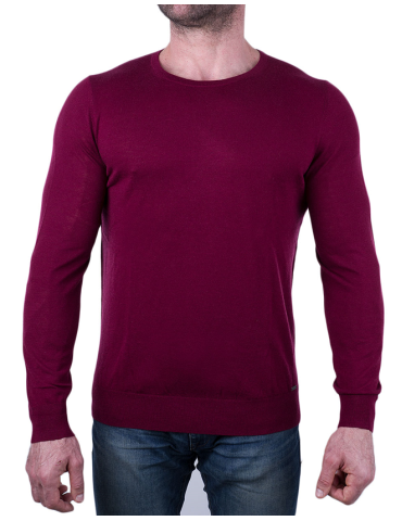 Olymp. Men's sweater wine 0151/11/39