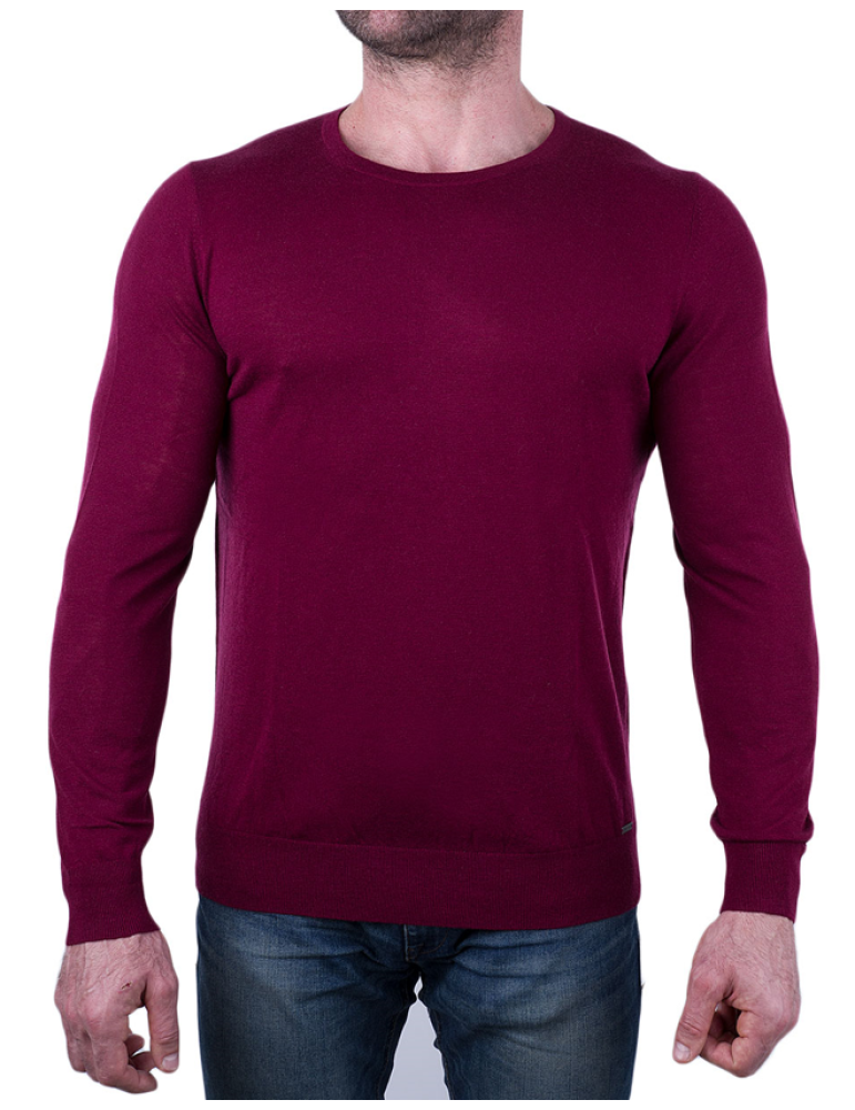 Olymp. Men's sweater wine 0151/11/39