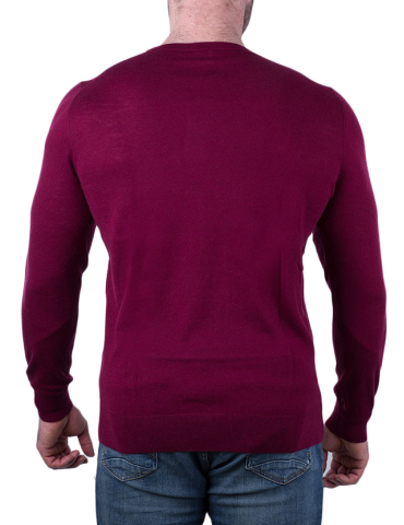 Olymp. Men's sweater wine 0151/11/39