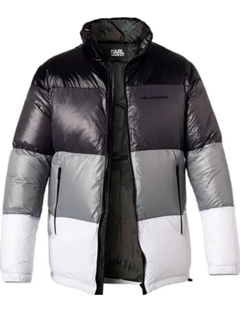 Lagerfeld Куртка чоловіча сіро-біла 512503/998