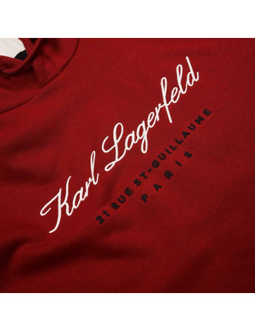 Lagerfeld. Спортивний костюм Толстовка Худі, Червоний 705426/380